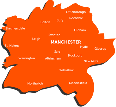XS Manchester Map